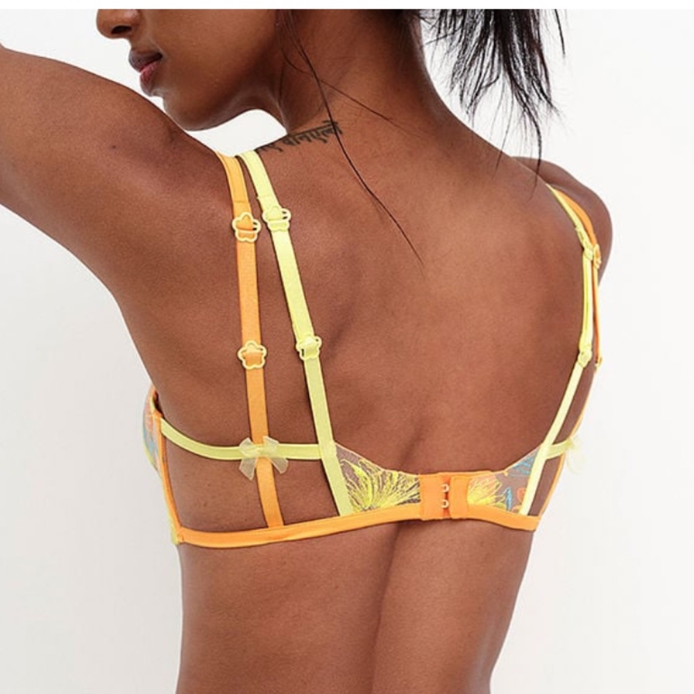 🔥HOST PICK🔥 NWT For Love and Lemons 🍋 Waterlily Underwire Bra - Picture 2 of 6